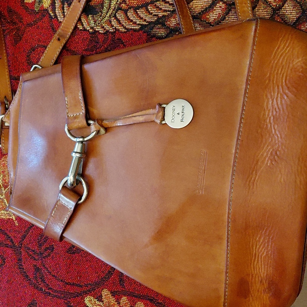 Dooney & Bourke Vintage Alto Tan Leather Backpack